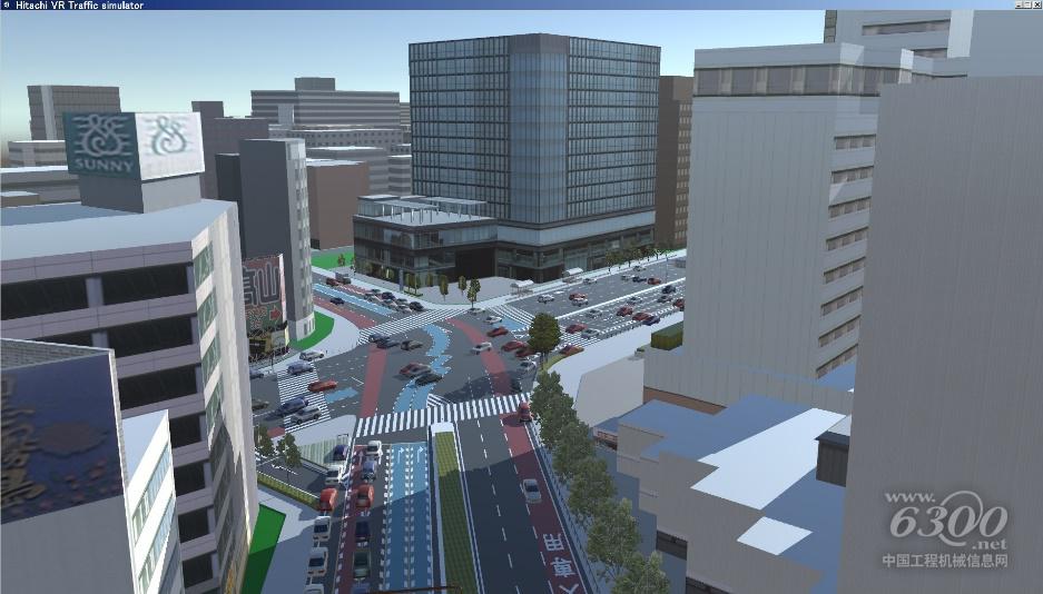 日立在模拟委托业务中为客户制作的3D动画示例