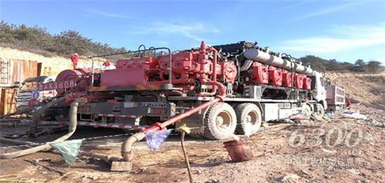 三一压裂车正在实验