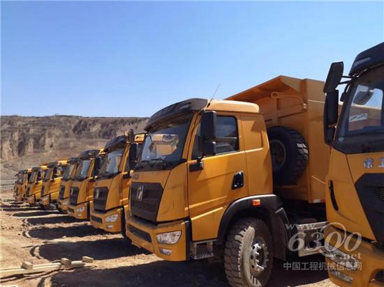 120台非公路自卸车批量发往山西！