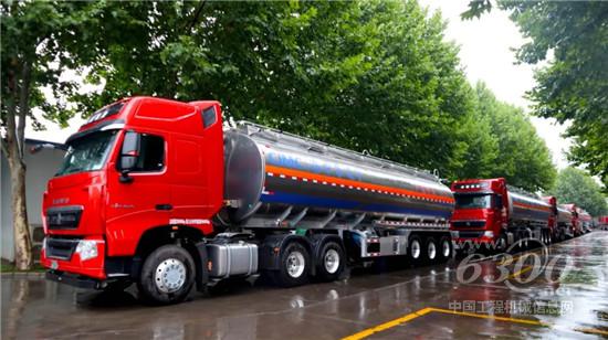 夏日雷雨液罐发车