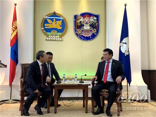 王民拜会蒙古国乌兰巴托市市长