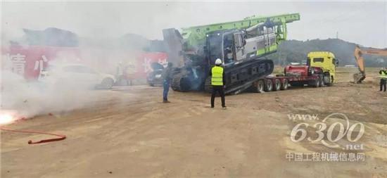 中联重科ZR280C-3旋挖钻机助力常益长铁路