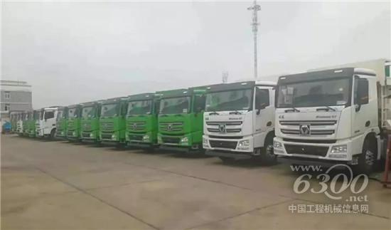 50台渣土车交付贵阳大客户