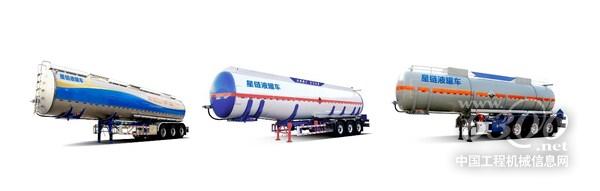 【图为欧冠G系列铝合金正圆两节液罐车】