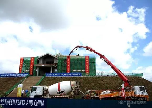 三一设备助力蒙内铁路建设