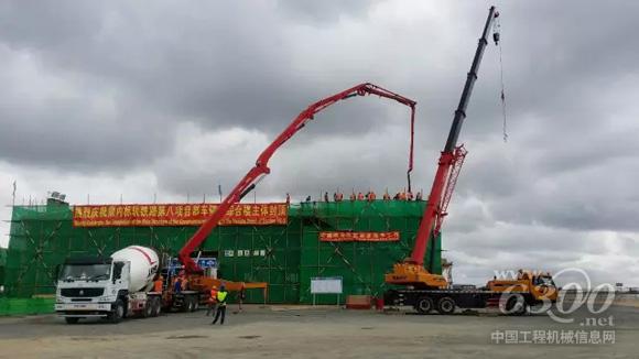 三一设备助力蒙内铁路建设