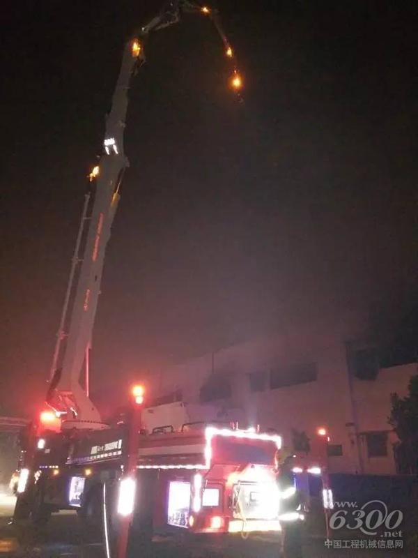 电池厂凌晨突发大火 三一“消防侠”全力救援