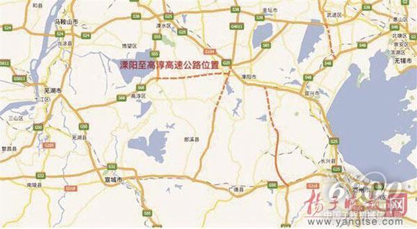 江苏：溧阳至高淳高速公路有望今年7月开工