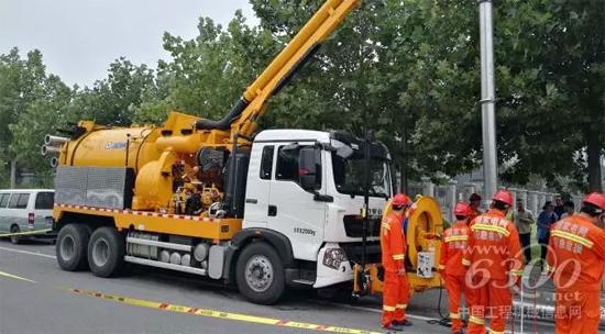 首都电力防汛,徐工排涝“巨无霸”首战强降雨!