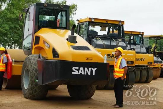 三一路机设备助力缅甸经济动脉