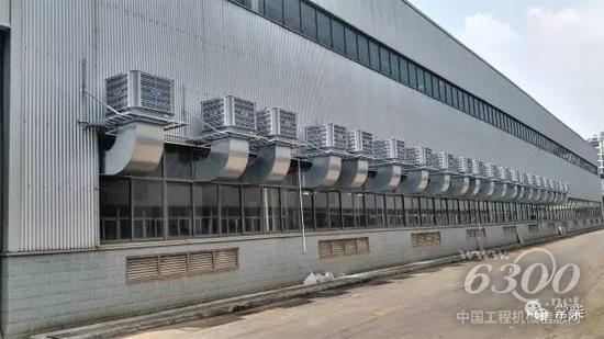 公司国家重大专项车间的通风设备