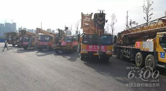 徐工起重机设备时刻待命前往灾区一线
