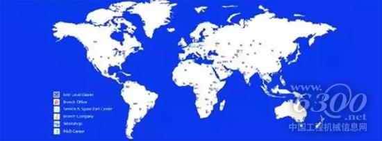 徐工海外布局图