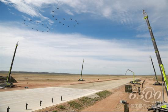 中联重科4.0系列高端智能装备助力建军90周年阅兵仪式央视直播