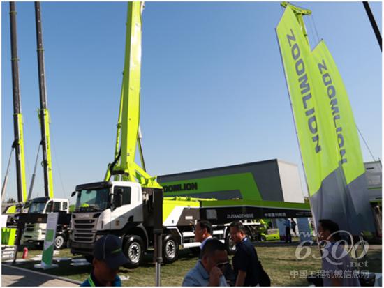 中联重科的明星产品——高精高效56米泵车