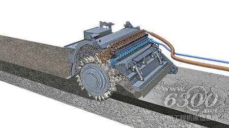 通过不同喷洒系统将泡沫沥青和水分别添加至矿料中