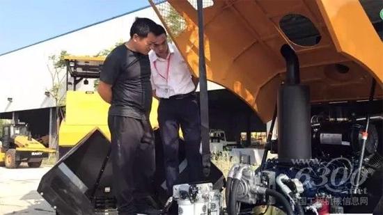 厉害了，我的三一压路机