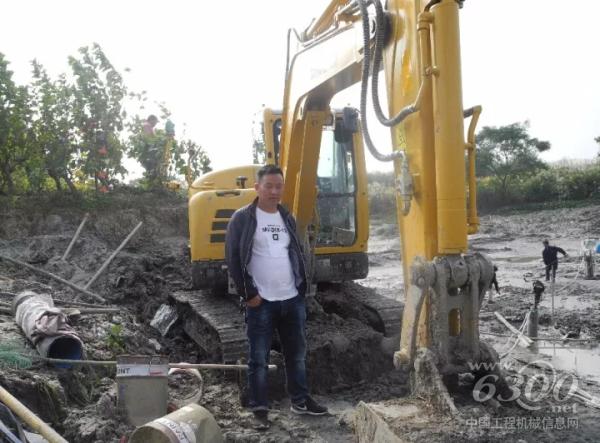 山东临工浙江湖州用户马力祥