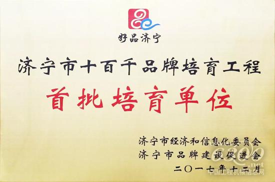 山推入选首批“十百千”品牌培育试点企业