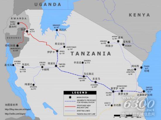 东非坦桑尼亚中央铁路