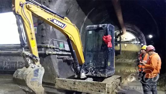 三一SY35U在地铁工程中备受欢迎