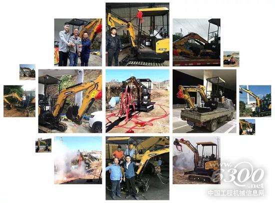 一台台三一挖机发往全国各地