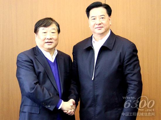 山东重工集团党委书记、董事长谭旭光一行访问吉林大学