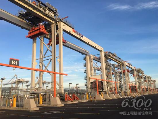 卡尔玛全自动轨道式起重机在澳大利亚维多利亚国际集装箱码头