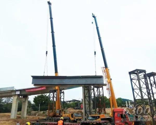 徐工起重机助力桥梁建设