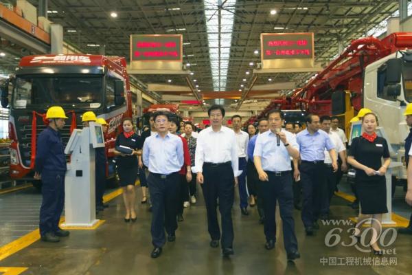 工商联主席高云龙视察三一