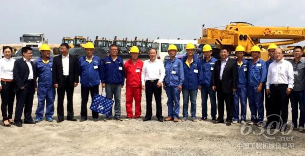 徐工集团董事长、党委书记王民等领导视察尼日利亚DANGOTE炼油厂项目