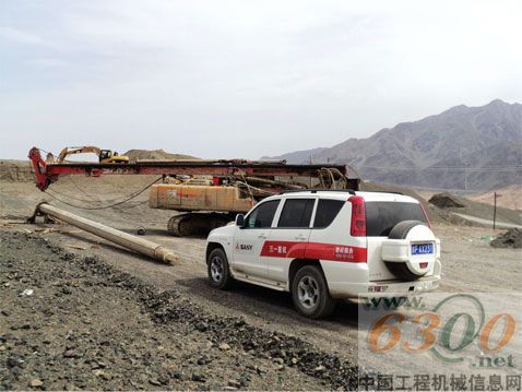 三一服务车如影随行保障兰新二线新疆段建设