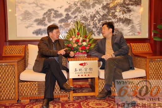 晏平(右)与程道然(左)会晤