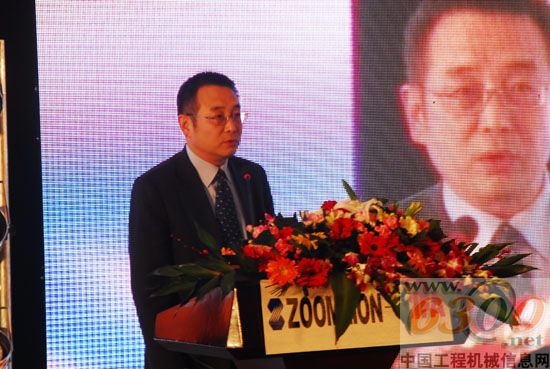 中联重科党委副书记刘驰太原推广会上致欢迎词