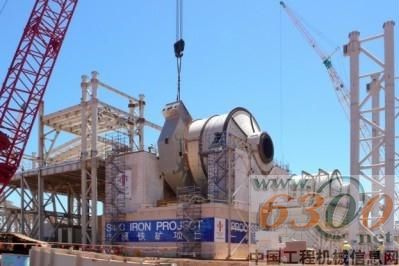 中冶西澳铁矿项目开始吊装世界最大滑环电机