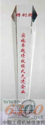 “实施卓越绩效模式先进企业特别奖”。