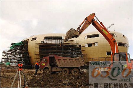 俄罗斯,起重机,挖掘机