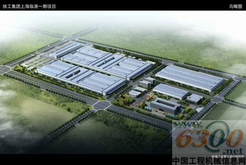 上海临港一期鸟瞰图