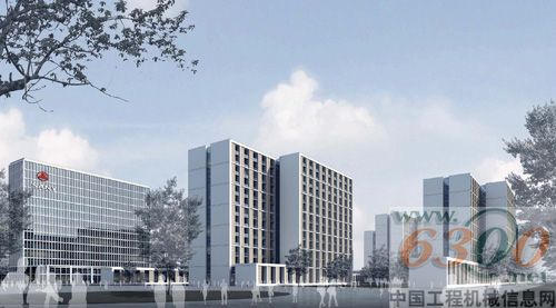 生产辅助楼效果图