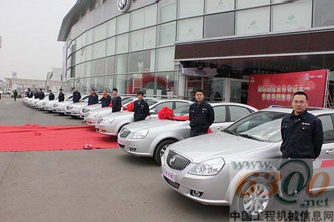 华东三一订购20台服务车