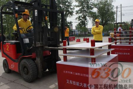 北京大兴区职业技能大赛叉车比赛开幕