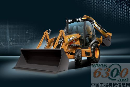 比赛中的凯斯小型挖掘机