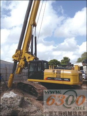 雷沃重工旋挖钻斯里兰卡建设大显风彩