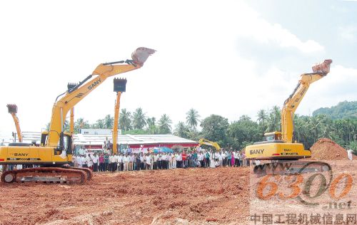 三一挖掘机在印度影响力持续攀升