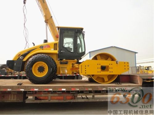 山推,参展,压路机