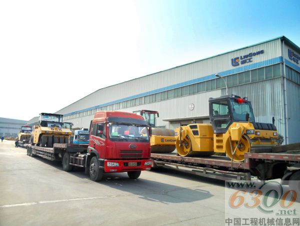 柳工无锡公司,出口,压路机