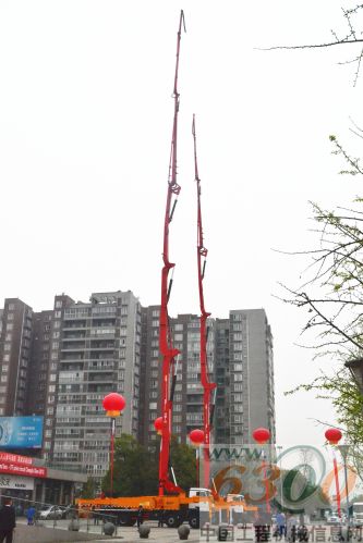 三一重工C8泵车上市