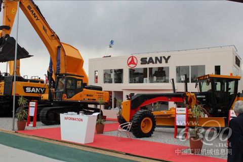 三一独具魅力的国际化展台